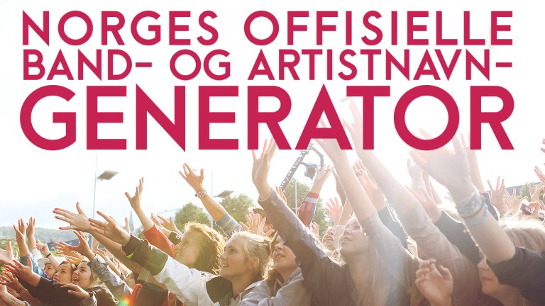 Prøv bandnavngeneratoren!