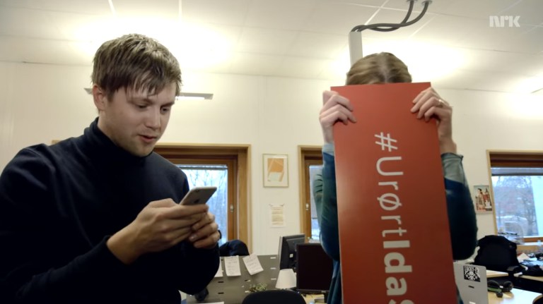 – Litt skummelt, litt kleint