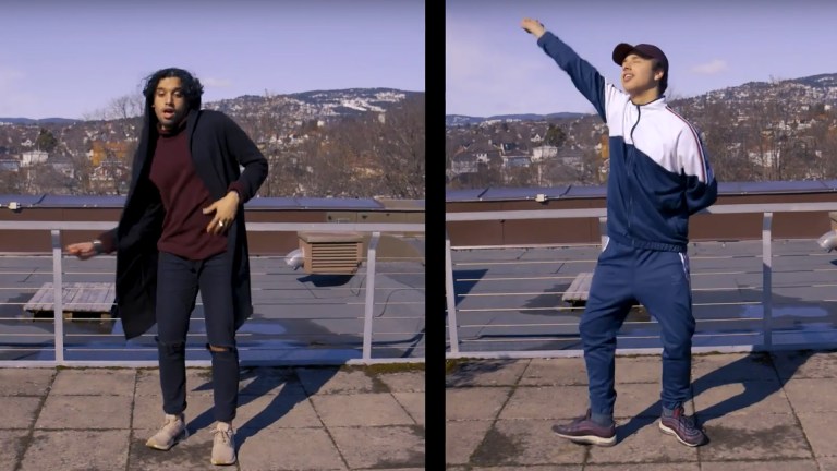 Hvem danser best av Adam og Mutta?