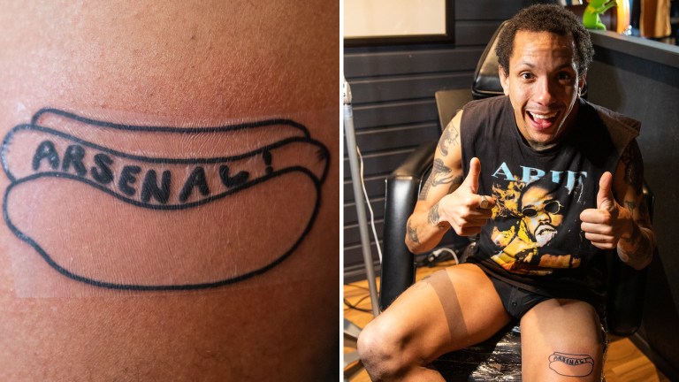 Tete måtte tatovere hatlaget på kroppen