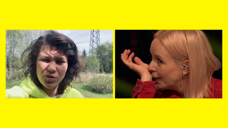 Se video: Christine tar til tårene av artistenes hyllest