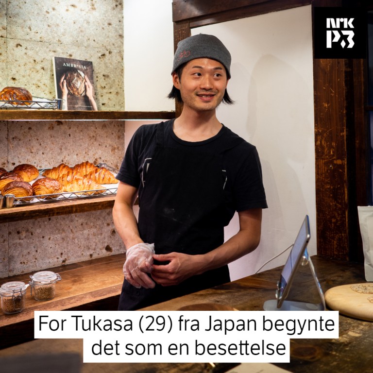 Link i bio: Det begynte med en besettelse. Nå selger Tsukasa norske boller i Tokyo