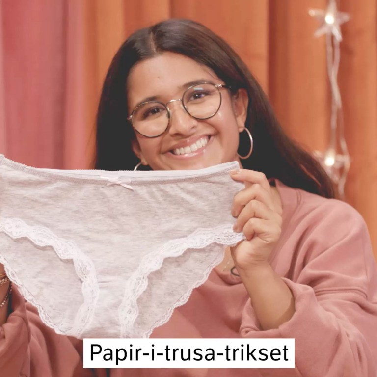 Link i bio: Papir-i-trusa trikset