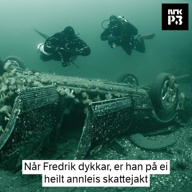 Link i bio: Når Fredrik dykkar, er han på ei heilt annleis skattejakt