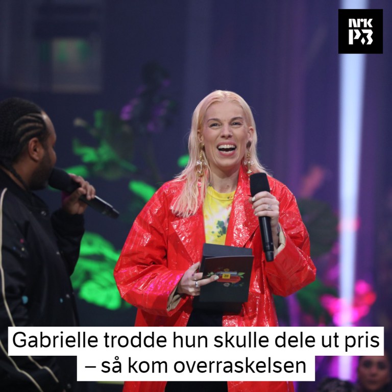 Musikk: Gabrielle trodde hun skulle dele ut pris – ble tatt på senga