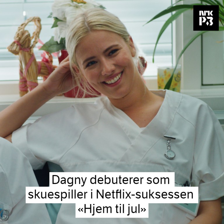 Link i bio: Debuterer i «Hjem til jul». Nå vil Dagny jobbe mer som skuespiller