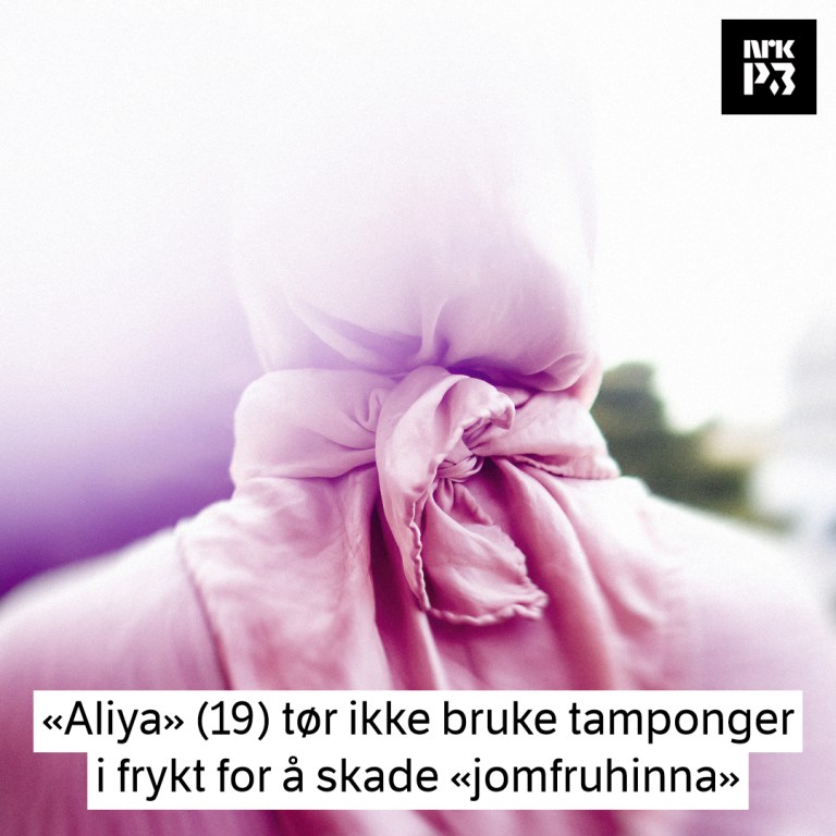 Link i bio: «Aliya» tør ikke bruke tamponger