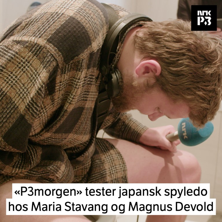Link i bio: P3morgen japansk toalett