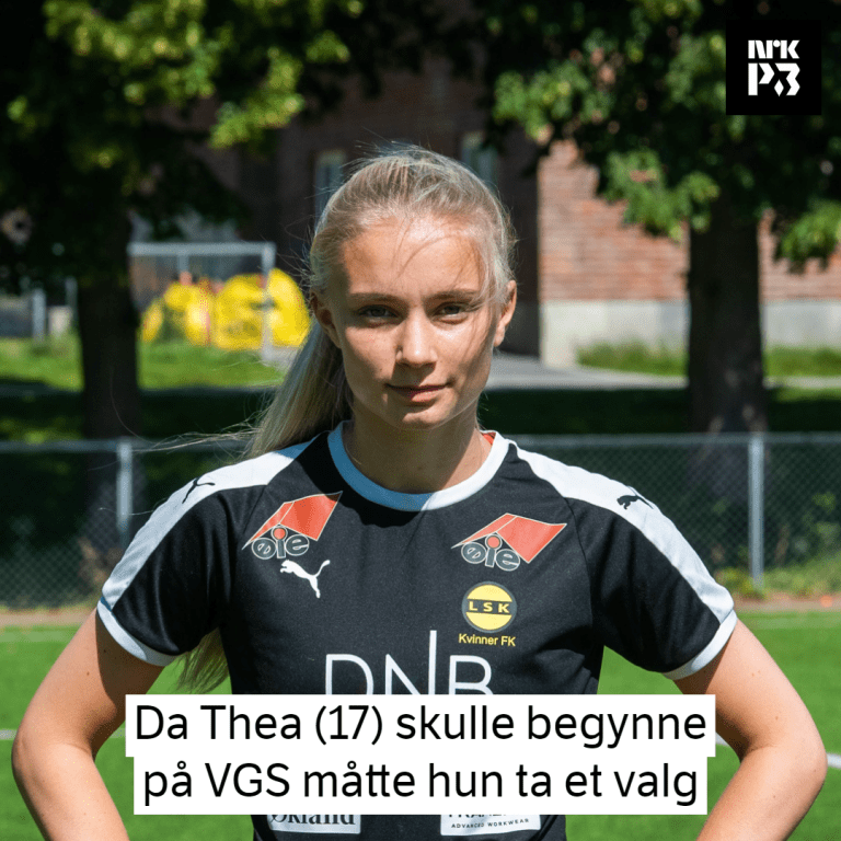 Link i bio: Da Thea (17) skulle begynne på videregående stod hun overfor sitt livs viktigste valg