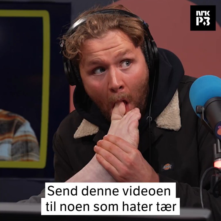 Link i bio: Tåfetish