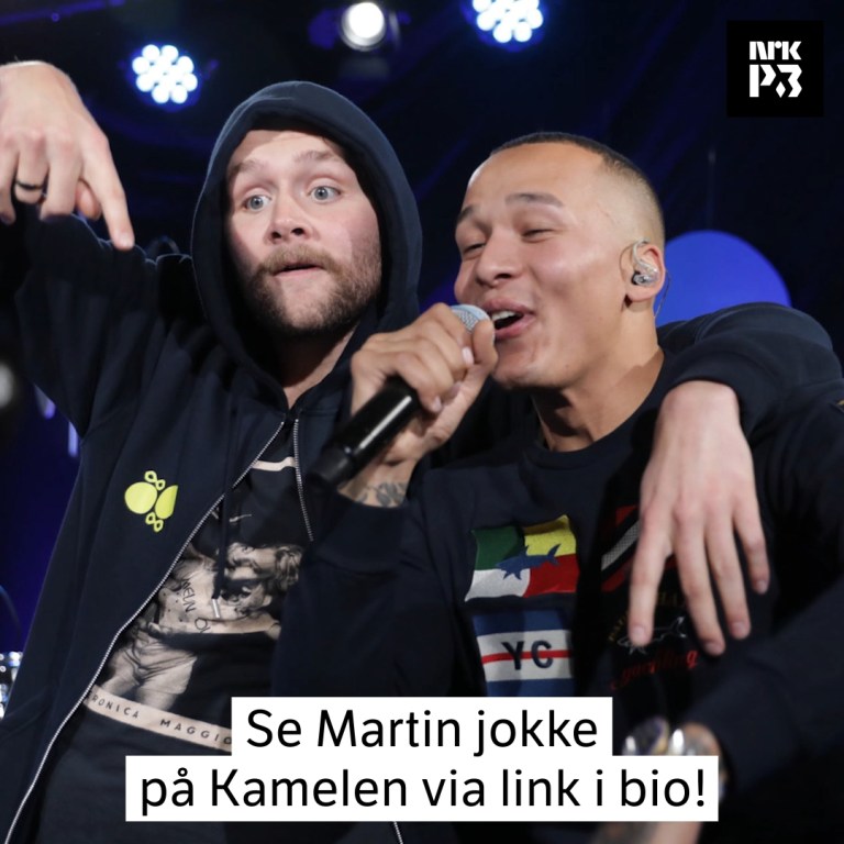 Link i bio: Se Martin jokke på Kamelen
