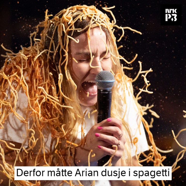 Link i bio: Derfor måtte Arian dusje i spagetti
