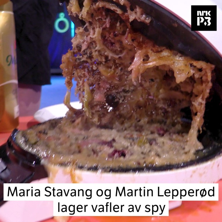 Link i bio: Video med vaffel laget av spy