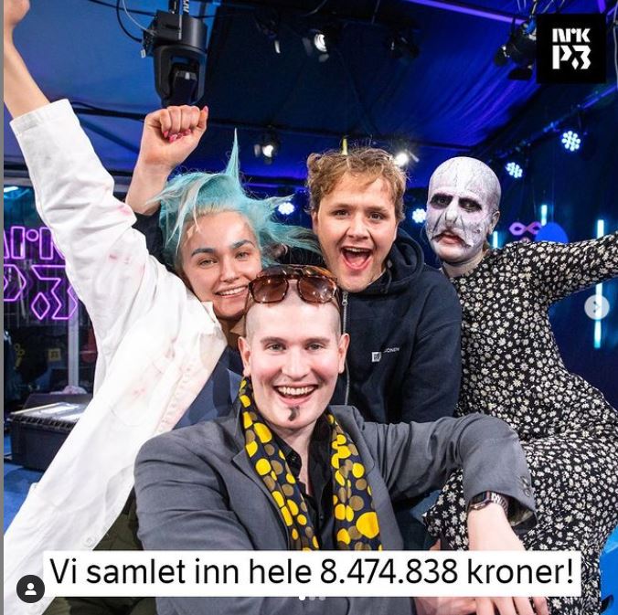 Link i bio: Vi samlet inn hele 8.474.838 kroner!