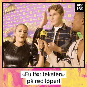 Link i bio: «Fullfør teksten» på rød løper