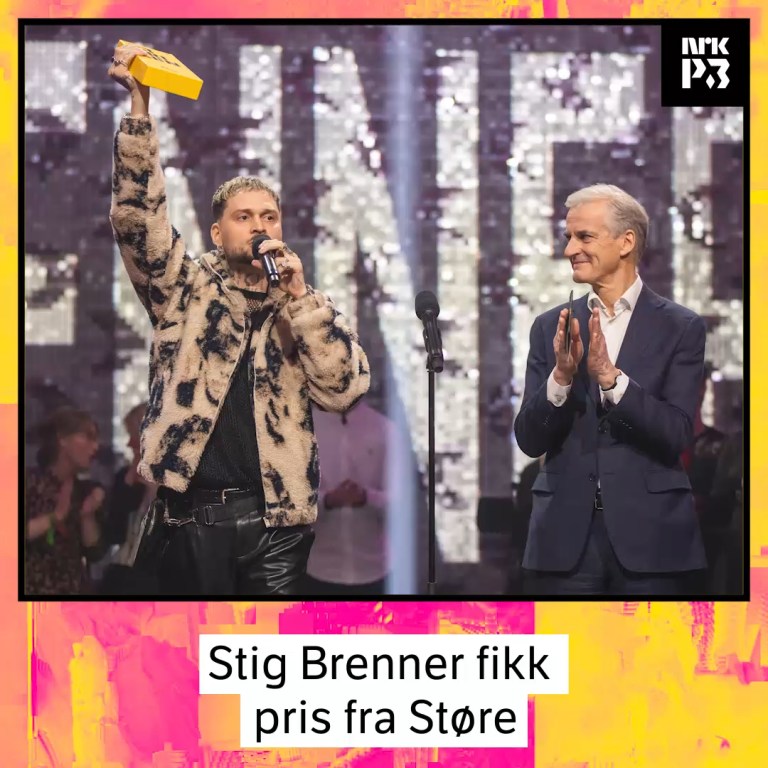Link i bio: Stig fikk pris av Støre