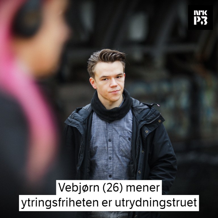 Link i bio: Vebjørn mener ytringsfriheten er utrydningstruet