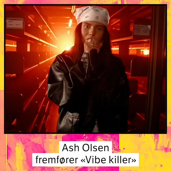 Link i bio: Ash Olsen fremfører Vibe Killer på P3 Gull 2021