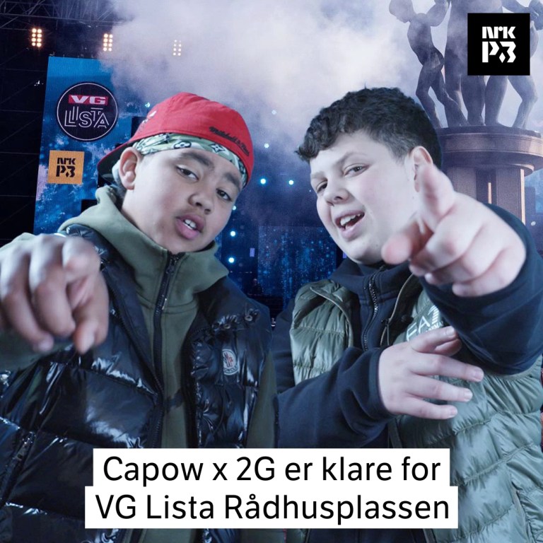 Link i bio: Capow x 2G er klare for VG lista Rådhusplassen