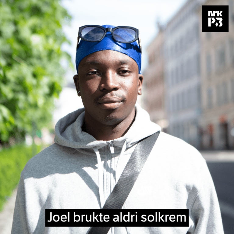 Link i bio: Joel brukte aldri solkrem