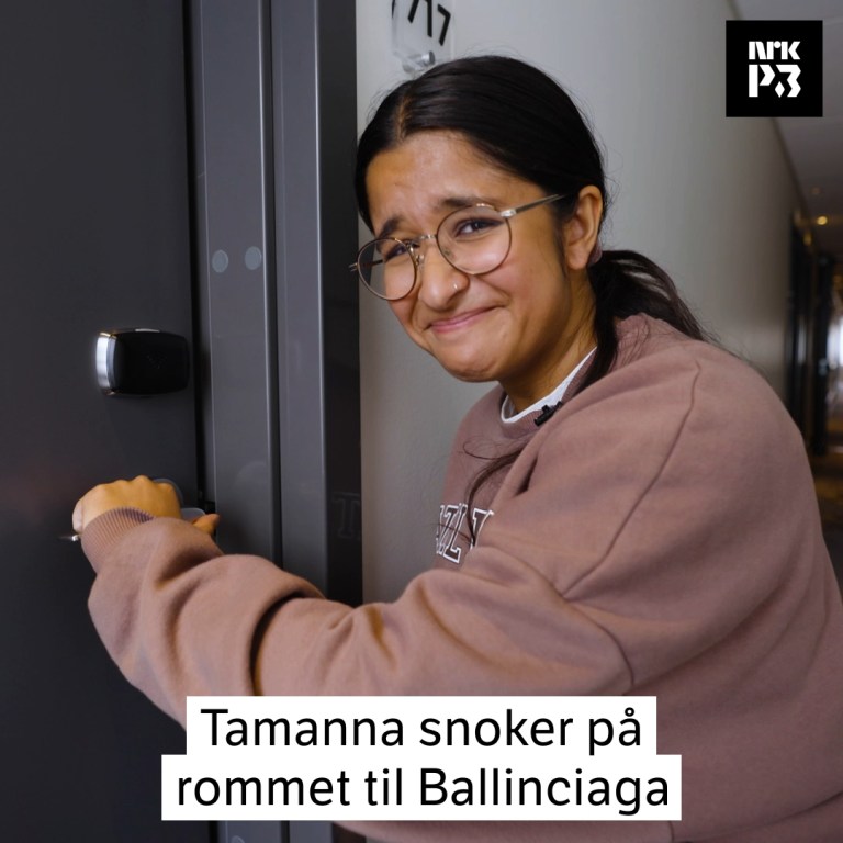 Link i bio: Tamanna snoker på rommet til Ballinciaga