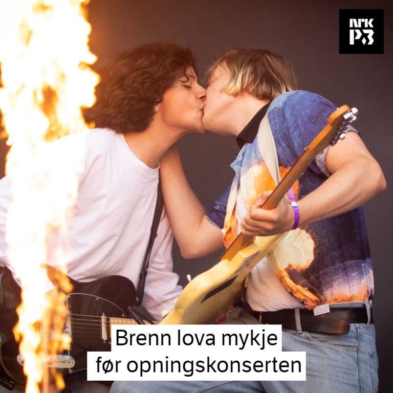 Link i bio: Brenn lova mykje før opningskonserten