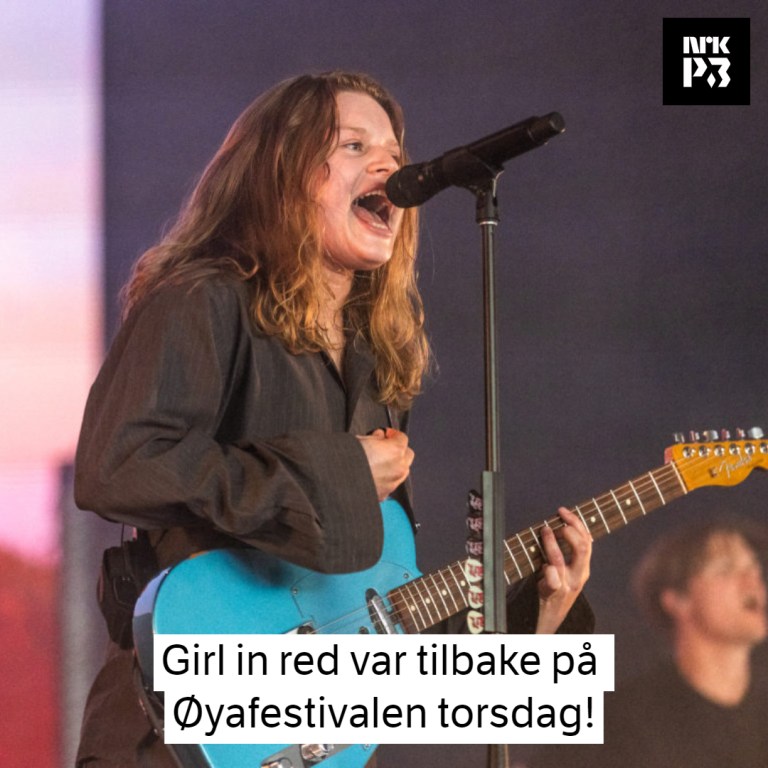 Link i bio: Girl in red var tilbake på Øyafestivalen torsdag!