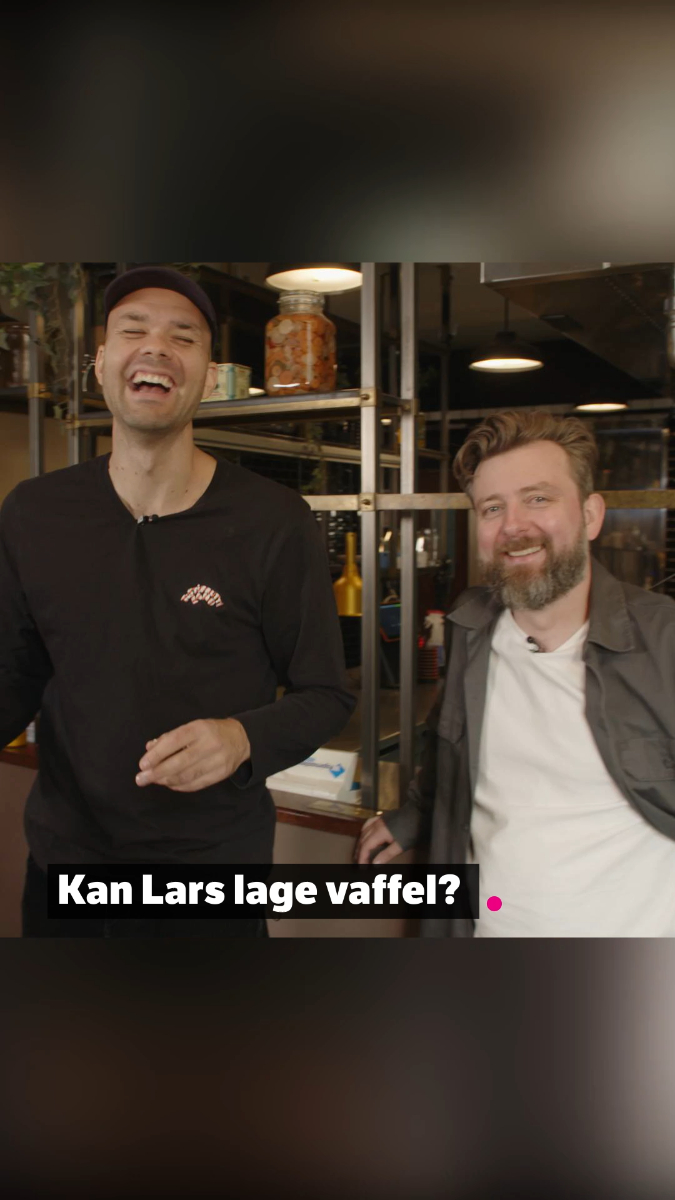 Link i bio: Lars lager vaffel