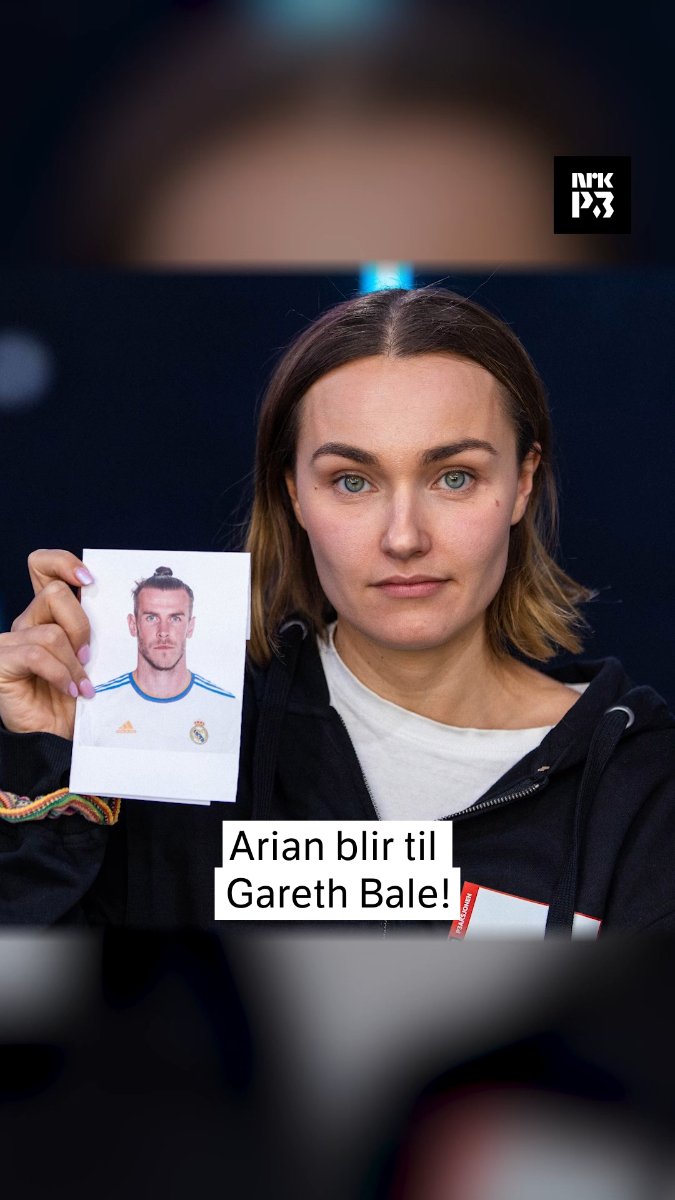 Link i bio: Se Arian ble forvandlet til Gareth Bale