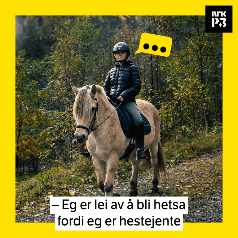 Link i bio: – Kvifor må eg få ekle kommentarar fordi eg er ei hestejente?