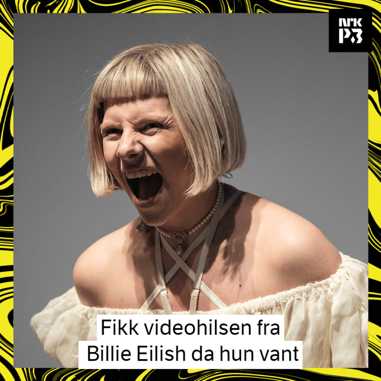 Link i bio: Fikk videohilsen fra Billie Eilish da hun vant
