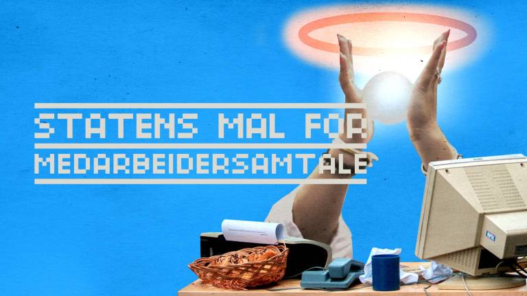 Hør episoden: «Statens mal for medarbeidersamtale» med healeren Alma