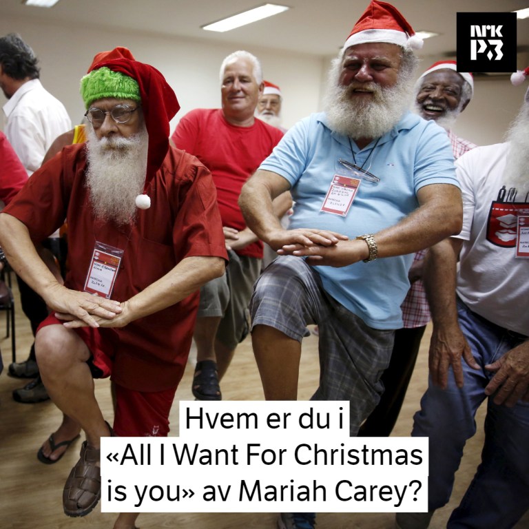 Link i bio: Hvem er du i «All I Want For Christmas is You» av Mariah Carey?