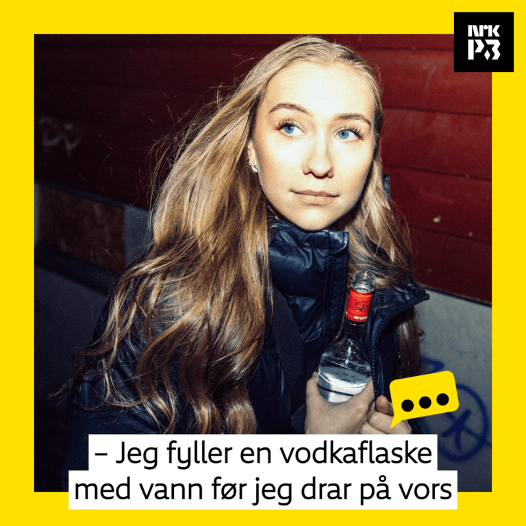 Link i bio: – Hvorfor må jeg fylle en vodkaflaske med vann før jeg drar på byen?