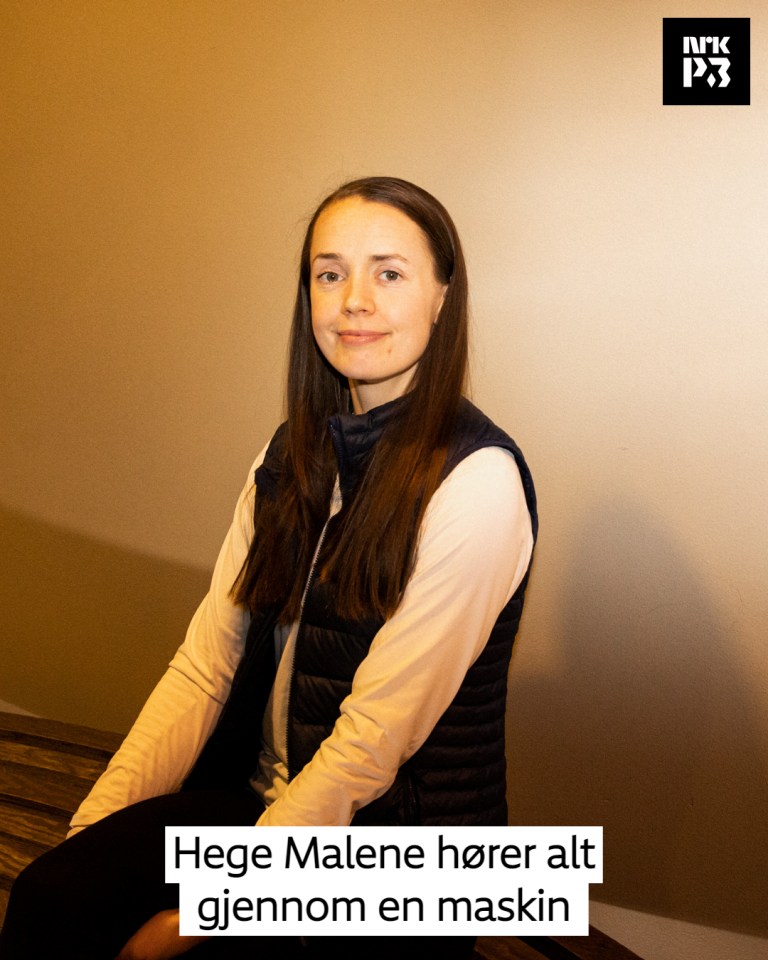 Link i bio: Hege malene hører alt gjennom en maskin