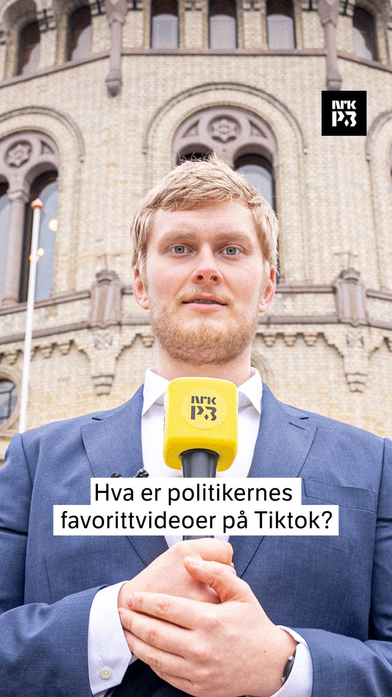 Link i bio: P3morgen – politikernes favoritt-Tiktok