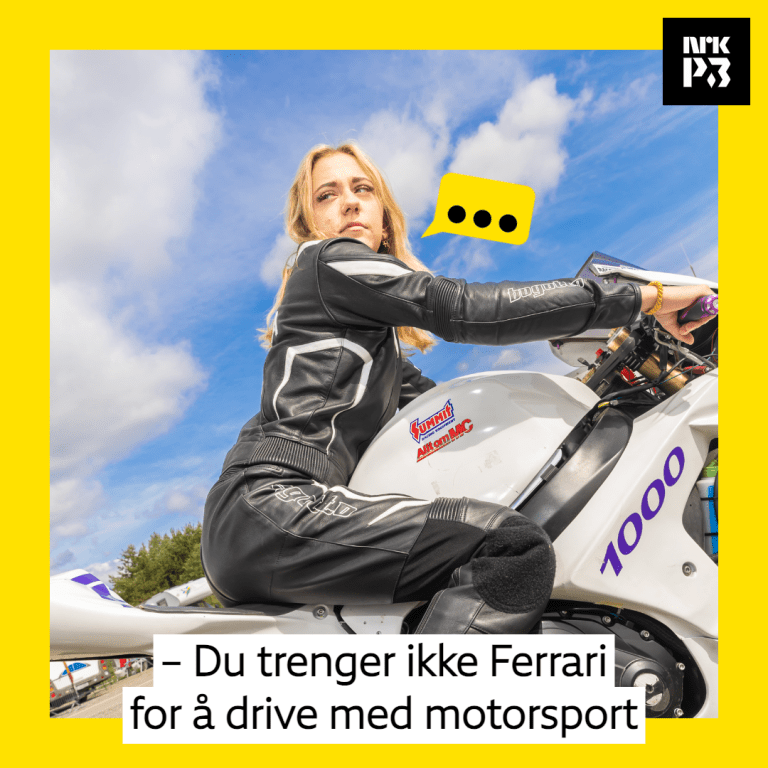 Link i bio: – Du trenger ikke Ferrari for å drive med motorsport