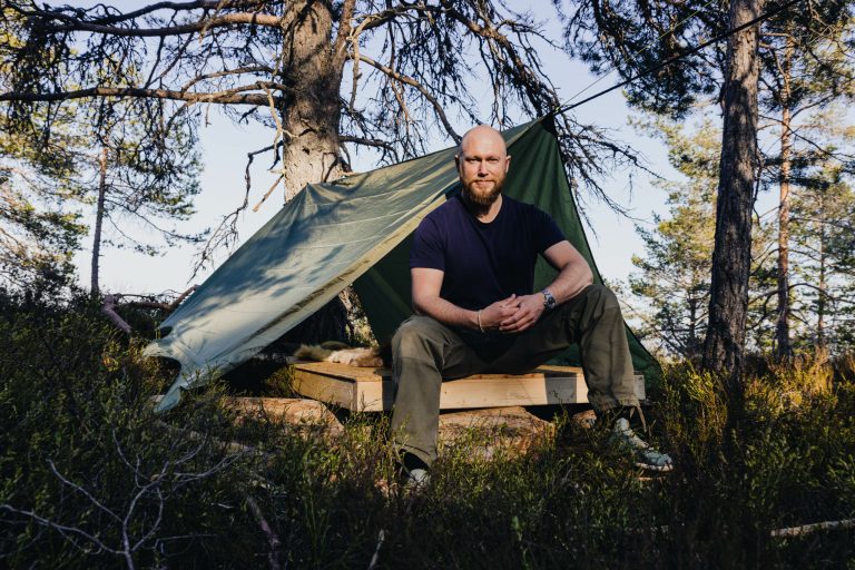 Orket ikke leiemarkedet: flyttet ut i skogen