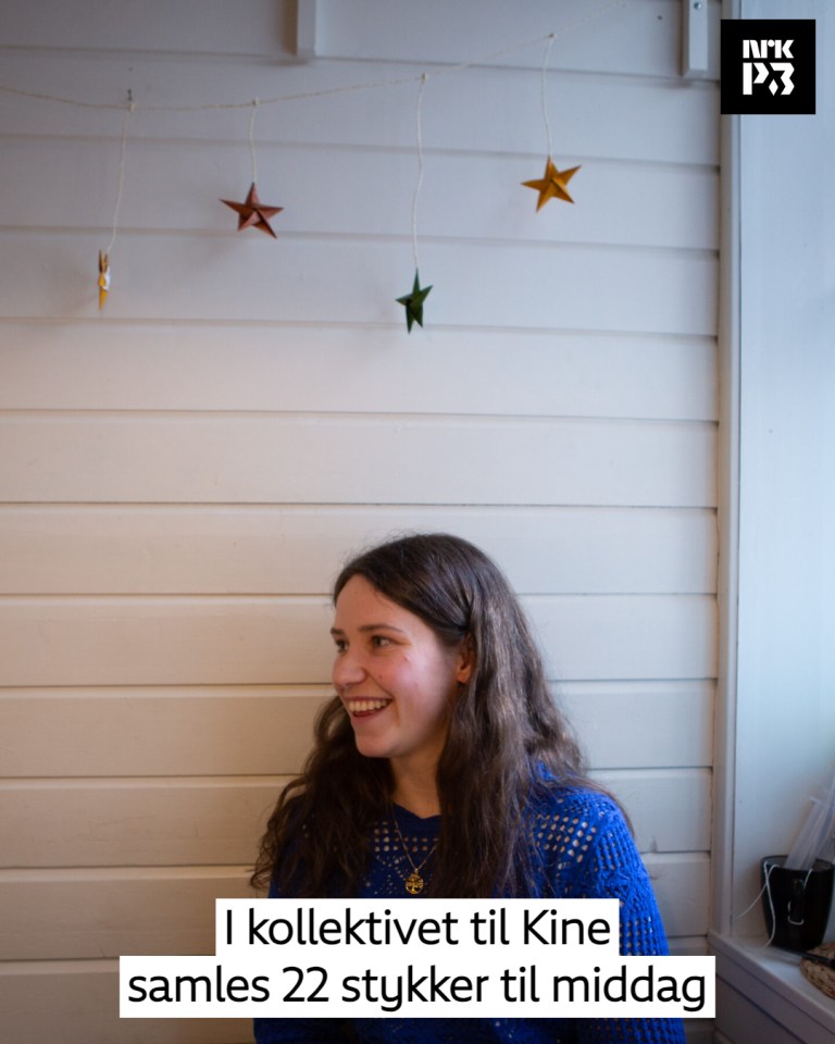 Link i bio: Kine (27) bor i Norges eldste kollektiv