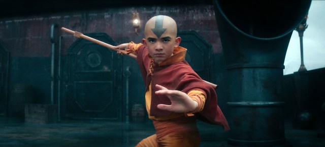ANIMASJONSHELT I NY VERSJON: Gordon Cormier spiller den unge helten Aang i Netflix sin versjon av  «Avatar: The Last Airbender». FOTO: Robert Falconer/Netflix