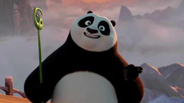 KOSELIG COMEBACK: Po er tilbake i film nummer fire,  ca 16 år siden han dukket opp på kino for første gang, og 8 år siden forrige film. FOTO: DreamWorks Animation
