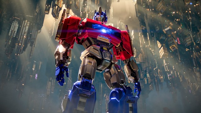 OPPRINNELSEN: «Transformers One» viser hvordan Orion Pax blir til Optimus Prime. Foto: ©2024 Paramount Animation, a Division of Paramount Pictures. Hasbro, Transformers and all related characters are trademarks of Hasbro. ©2024 Hasbro