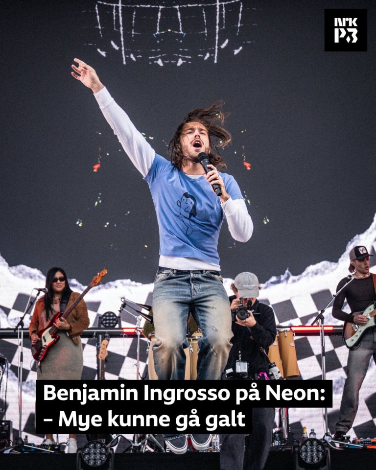 Link i bio: Benjamin Ingrosso på Neon 2025