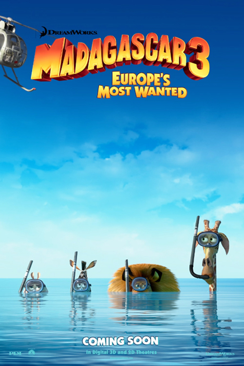 Madagascar 3: Full rulle i Europa
