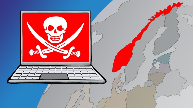 Norge er en piratversting