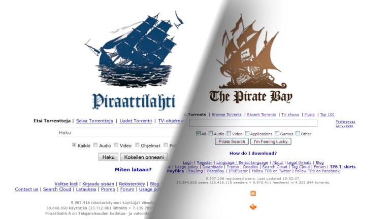 Pirater saksøker antipirater