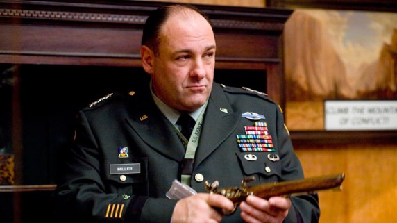 James Gandolfini som amerikansk general i "In The Loop" (Foto/Copyright: Tour de Force).