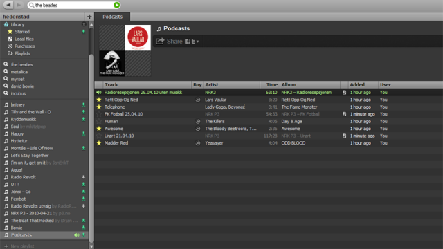 Du kan nå legge Radioresepsjonen i spillelister i Spotify. (Foto: NRK P3)