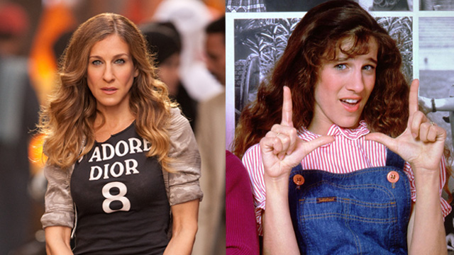 Sarah Jessica Parker i Sex og Singelliv og Square Pegs. (Foto: Warner Bros/sarahjparker.com)