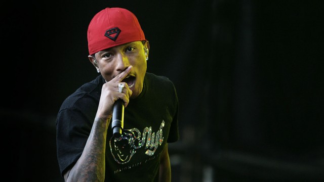 Pharell Williams på Øya 2008. (Foto: Nrk P3)